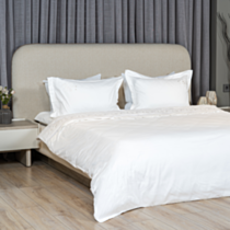 Tekstil yataq dəsti Cehizçi Laura Grand (WH-71) Ağ