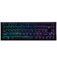 Oyun klaviaturası 2E KG350 RGB Black KG350UBK