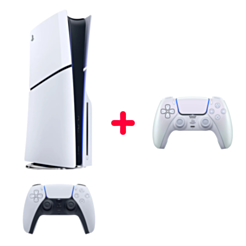 Oyun konsolu PlayStation 5 Slim 1 TB 1000049742 + DualSense Chroma Pearl