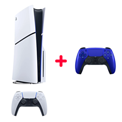 Oyun konsolu PlayStation 5 Slim 1 TB 1000049742 + DualSense Cobalt Blue