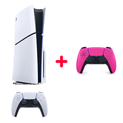 Oyun konsolu PlayStation 5 Slim 1 TB 1000049742 + DualSense Nova Pink