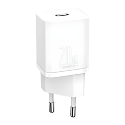 Адаптер Baseus Super SI 20W 1C Quick Charger White (CCSUP-B02)