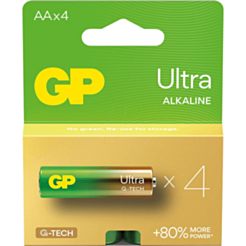 Батарея GP Ultra Alkaline 1,5V 15AU21-SB4