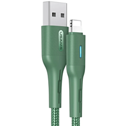 Кабель Usams US-SJ425 USB Type-A to Lightning 1.2 м SJ425USB03 Green