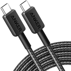 Кабель Anker 322 USB-C to USB-C A81F7 Black