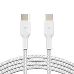 Кабель Belkin Boostcharge USB-C to USB-C Braided Cable White