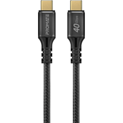Naqil Promate USB Type-C to USB Type-C POWERBOLT240-2M Black