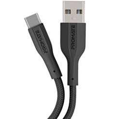 Naqil Promate USB Type-A to USB Type-C XCORD-AC.BLACK Black
