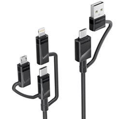 Naqil Promate PentaPower USB Type-C to USB Type-C Black