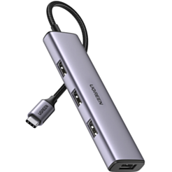 USB Hub Ugreen USB 3.0 CM473_20841 Silver