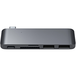 USB Hub Satechi Pass-Through USB Type-C ST-TCUPM Space Gray