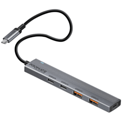 USB-хаб Promate USB Type-C LITEHUB-PRO Grey