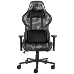 Gaming Chair 2E Hibagon II PU Leather 3D-Armrests 2E-GC-HIB-BK  Black Military Green