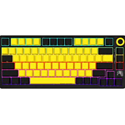 Oyun klaviaturası Lorgar KBP7075W Pro Black/Yellow