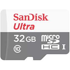 Yaddaş kartı SanDisk Ultra microSDHC UHS-I 32 GB SDSQUNR-032G-GN3MN