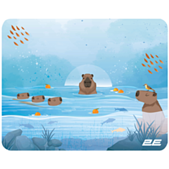 Mouse Pad 2E Capybarra S Blue 2E-PAD-S-CAPY-BLUE