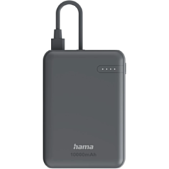 Power Bank Hama Anthracite 10000 mAh 201739 Grey