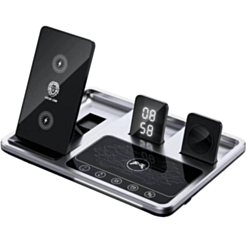 Беспроводная зарядка Green Lion 4 in 1 GN4IN1WCSGY Gray