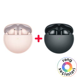 HUAWEI Freebuds 7i Black + HUAWEI Freebuds 7i Pink