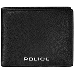 Кошелек Police Full Grain Vegan Lthr Walt in  110X90MM PELGW0002201 Black