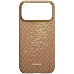 Qoruyucu örtük Pitaka iPhone 17 Pro Max Edge ACAQOR871499 Golden Glint