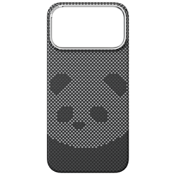 Qoruyucu örtük Comma iPhone 17 Pro Max Woven Series Magnetic 6942297136908 Panda