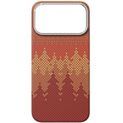 Qoruyucu örtük Comma iPhone 17 Pro Max Woven Series Magnetic 6942297136939 Pinery Forest