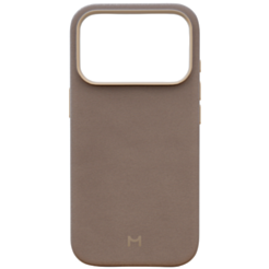 Qoruyucu örtük Magssory iPhone 17 Pro Eco-Leather CLT044 Latte