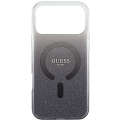 Защитный чехол Guess iPhone 17 Pro Max GUHMP17XHGRCELK Black