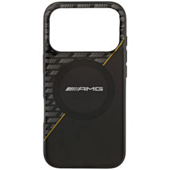 Защитный чехол AMG iPhone 17 Pro W/MagSafe AMHMP17L24HRDKY Black, Yellow