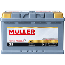 Avtomobil üçün akkumulyator Müller 60AH-540 SAE