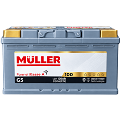 Avtomobil üçün akkumulyator Müller 100AH-850 SAE