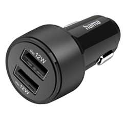 Адаптер для автомобиля Hama 12W 00201950 Black