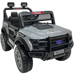 Elektromobil Jeep Police 6015 Grey
