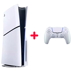 Игровая приставка PlayStation 5 Slim 1 TB 1000049742 + DualSense Chroma Pearl