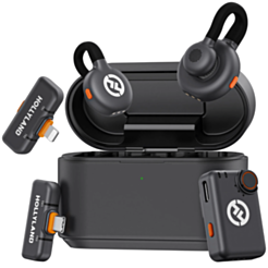 Микрофон для блогера Hollyland LARK M2S Ultimate Combo USB Type-C RX + Lightning RX