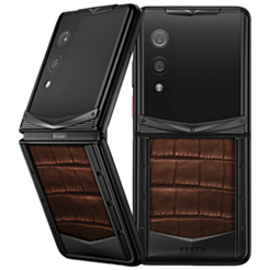 Vertu Quantum Flip Alligator 16 GB / 1 TB Amber Brown