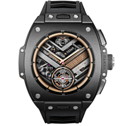 Smart saat Vertu Grand Watch S1 WS1-C-BK10-CHW-014 Black Ceramic with Black Strap
