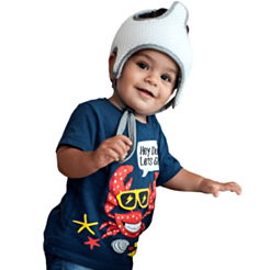 Uşaq üçün qoruyucu dəbilqə Sevi Bebe White 