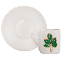 Кофейный сервиз  Schafer Zyra Leaf 8 предметов  8699131884348 