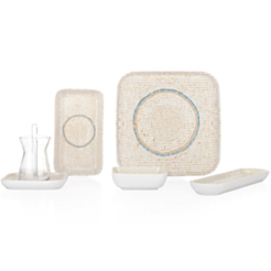 Набор посуды для завтрака Schafer Luca 32 предмета Бежевый 8699131843994