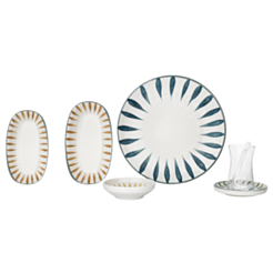 Набор посуды для завтрака Schafer Emely 32 предметов 8699131879009