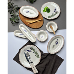 Набор посуды для завтрака Tabak Evi Fulya Lavanta 14 предметов FLY14KAHPRS993