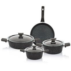 Набор кастрюль Schafer New Savor 7 предметов Черный 8699131904527