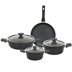 Qazan dəsti Schafer New Savor 7 parça Qara 8699131904527