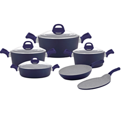 Qazan dəsti DELUCA 10 parça Mavi 8683382705088 