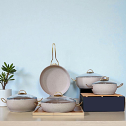 Qazan dəsti Nipmar 9 parça Krem