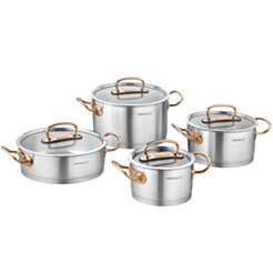 Qazan dəsti Korkmaz Proline 8 Parça Rosa Gold A1149