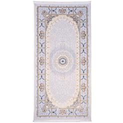 Xalça Mələklər Almas Silk 100×200 (A720B) Bej, Boz