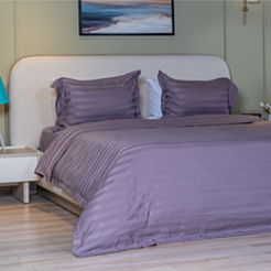 Комплект постельного белья Cehizçi Laura Grand (H-4) Eggplant